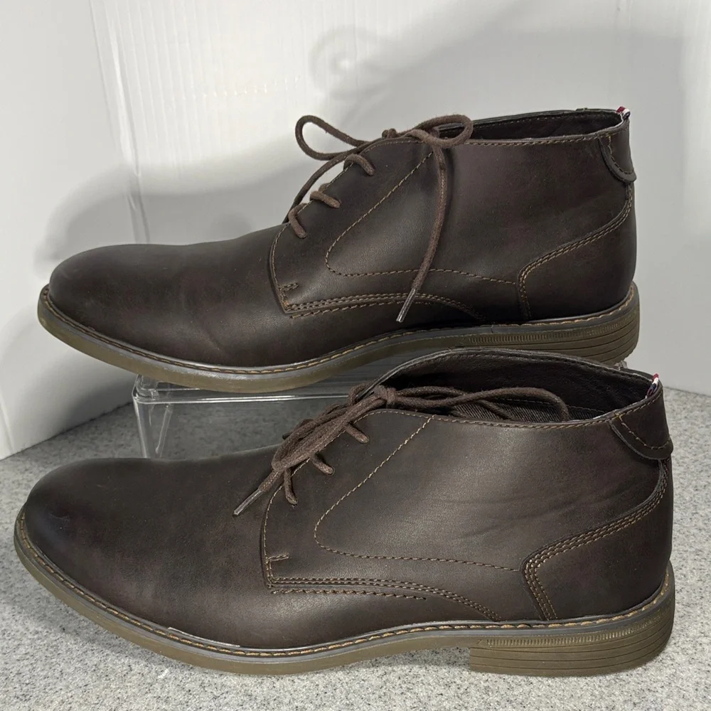 Elegant IZOD Dark Brown Chukka Boots for‎ Men size 10 fc3